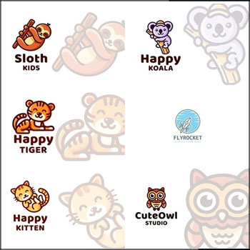 19款动物图标企业图标第一素材网矢量素材精选