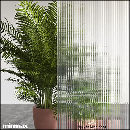 装饰磨砂玻璃3D模型