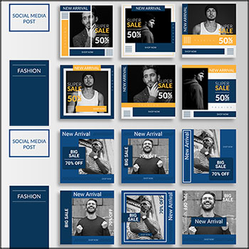 6套网站横幅广告促销第一素材网矢量模板精选