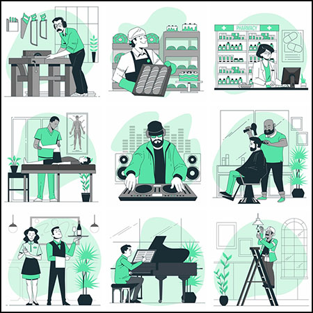 日常任务生活工作场景3D模型