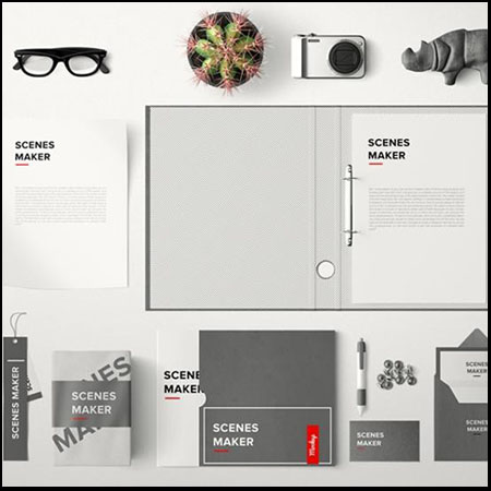 书籍封面设计智能贴图样机PSD素材模板