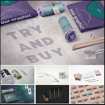 服装包装PSD样机模型