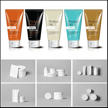 瓶装化妆品PSD样机模型