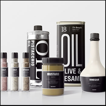 玻璃瓶灌装调味品PSD样机模型