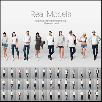 300+服装PSD展示样机大集合