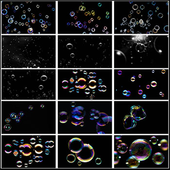 彩色泡泡水彩泡泡JPG高清overlay覆盖层素材