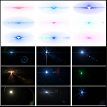 光晕光效科技炫光PNG免抠图overlay覆盖层JPG素材