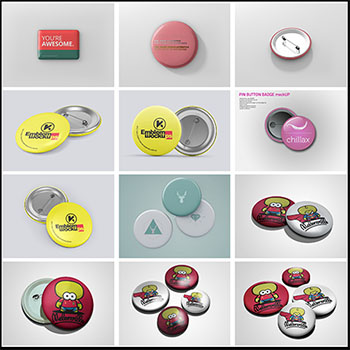 56款胸章系列PS智能样机