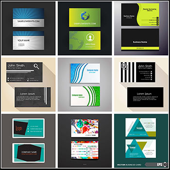 25套企业名片蚂蚁图库精选PSD模板