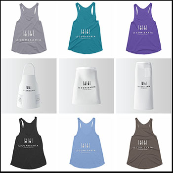 23款围裙PSD样机模型