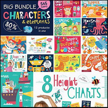 卡通可爱扁平化机器人手绘儿童场景装饰插画海报背景矢量图案