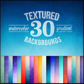 30款扁平化水彩渐变纹理质感背景蚂蚁图库精选PSD分层素材
