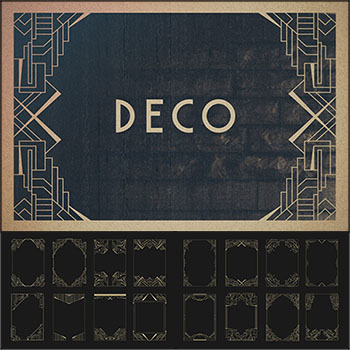 16款中国风艺术装饰边框AI/EPS/蚂蚁图库精选PSD分层素材