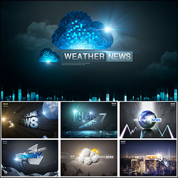 20款科技新闻发布会风格宣传海报蚂蚁图库精选PSD分层素材