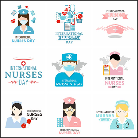 20款护士节医生节医院健康海报插图蚂蚁图库精选PSD分层模板