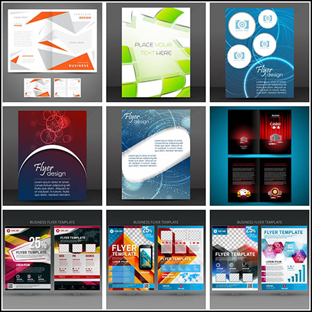 25款企业介绍宣传单蚂蚁素材网矢量模板精选