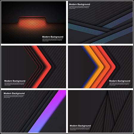 现代彩色深色抽象背景蚂蚁素材网矢量素材精选