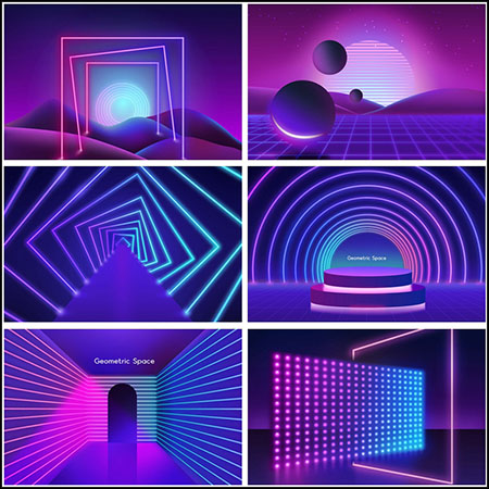 9款时尚光效射线光效舞台背景蚂蚁素材网矢量素材精选