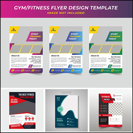 12款企业促销宣传单蚂蚁素材网矢量模板精选