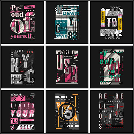 13款排版印染图形图案矢量图