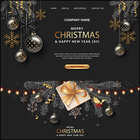 6款大气圣诞节派对海报蚂蚁素材网矢量模板精选