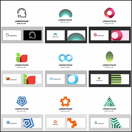 25款创意抽象企业LOGO标志蚂蚁素材网矢量素材精选