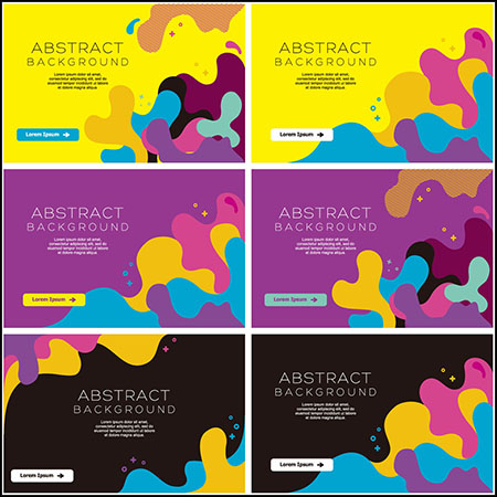 16款几何抽象背景蚂蚁素材网矢量素材精选