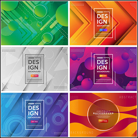 8款现代3D动态纹理抽象背景蚂蚁素材网矢量素材精选