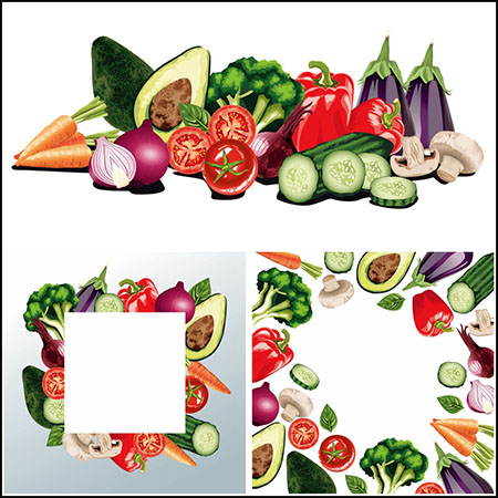 5款蔬菜背景蚂蚁素材网矢量素材精选