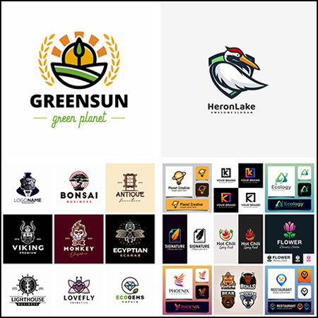 22款企业LOGO标志蚂蚁素材网矢量素材精选