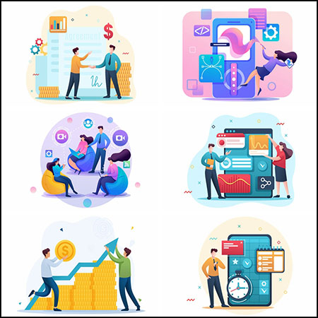 13款互联网金融理财APP插图蚂蚁素材网矢量素材精选