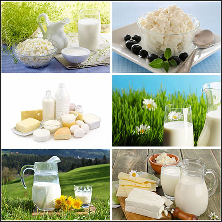 14P牛奶鸡蛋面包奶酪营养早餐JPG高清图片