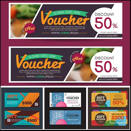 20套促销打折优惠券蚂蚁素材网矢量素材精选