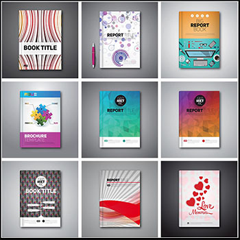 15款漂亮的笔记本封面设计蚂蚁素材网矢量素材精选