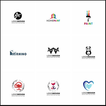 18款漂亮的企业LOGO蚂蚁素材网矢量图标精选