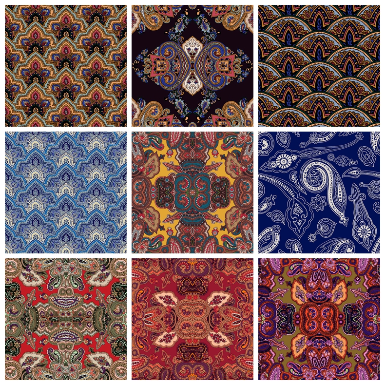 异域风格无缝图案装饰蚂蚁素材网矢量背景精选