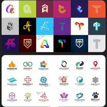 千款精选LOGO标志源文件+400套样机贴图
