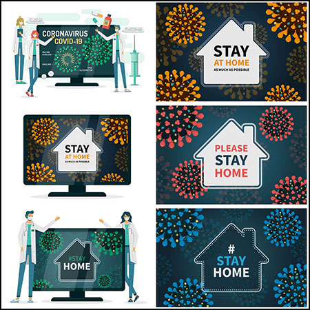 17款covid-19新冠病毒预防插图蚂蚁素材网矢量素材精选