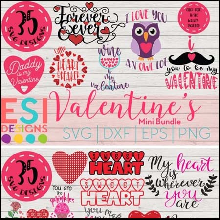 情人节爱心、爱情字体、情侣动物等蚂蚁素材网矢量插图精选