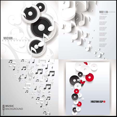 喇叭音乐音符蚂蚁素材网矢量背景精选素材