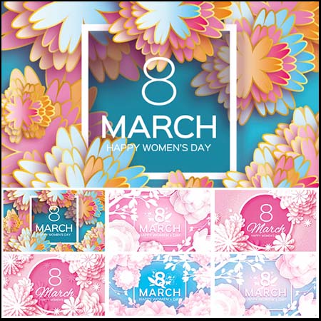 16款38妇女节女神节女王节海报背景蚂蚁素材网矢量素材精选