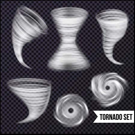 14款龙卷风和闪电素材