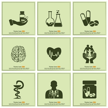 医院医疗爱心蚂蚁素材网矢量插图精选