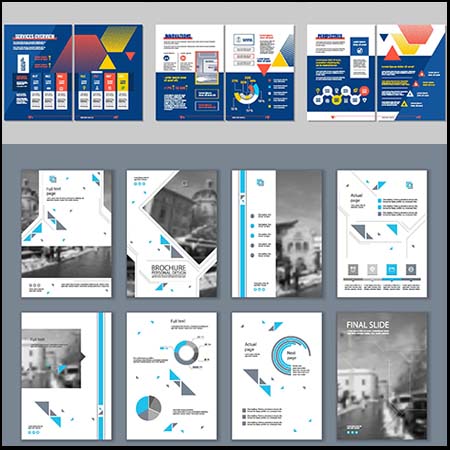 14套公司企业传单蚂蚁素材网矢量模板精选