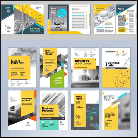 13款企业宣传折页模板