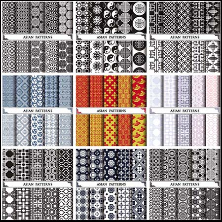 无缝花纹布匹格子背景图案