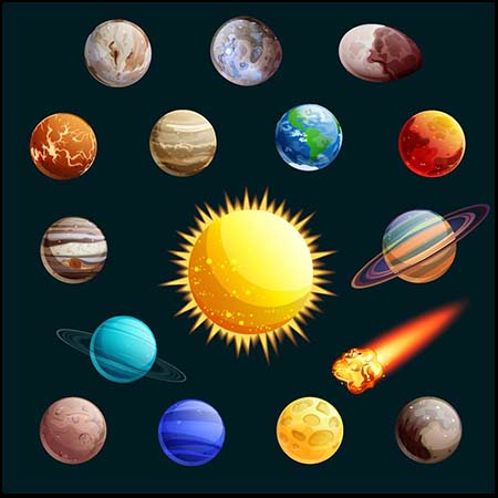 5套行星蚂蚁素材网矢量素材精选