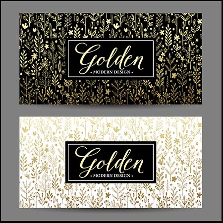 金色豪华花纹无缝背景蚂蚁素材网矢量素材精选