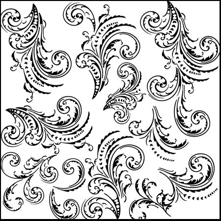 6套欧式花纹蚂蚁素材网矢量素材精选