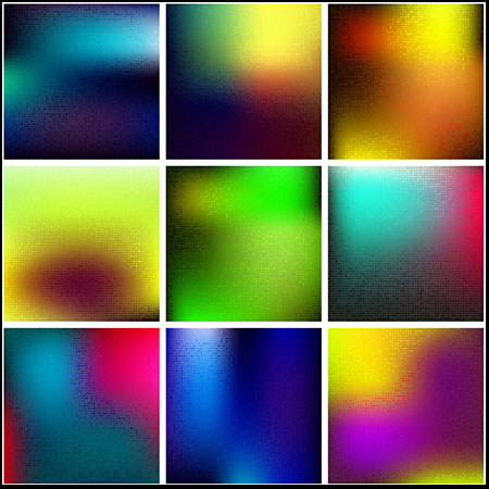 9款格子渐变蚂蚁素材网矢量背景精选